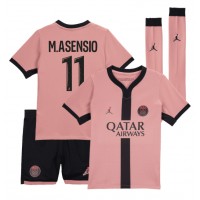 Maglie da calcio Paris Saint-Germain Marco Asensio #11 Terza Maglia Bambino 2024-25 Manica Corta (+ Pantaloni corti)